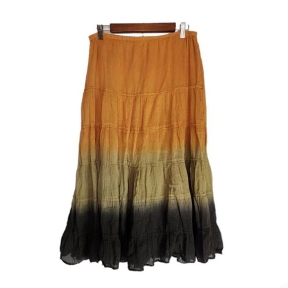 Skirts Vintage 9s Dipdyed Broom Skirt Poshmark